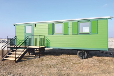 Bibi 313 – 8 x 3 Meter + Terrasse Bibi 313 8 x 3 Meter mit Terrasse